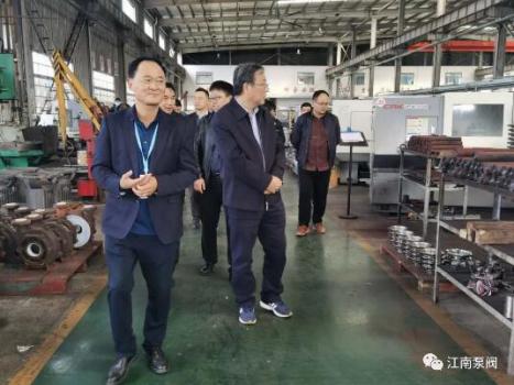 宣城市副市長(zhǎng)寧偉一行走訪安徽江南泵閥集團(tuán)