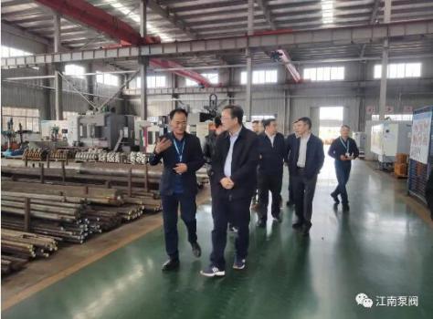 宣城市副市長(zhǎng)寧偉一行走訪安徽江南泵閥集團(tuán)