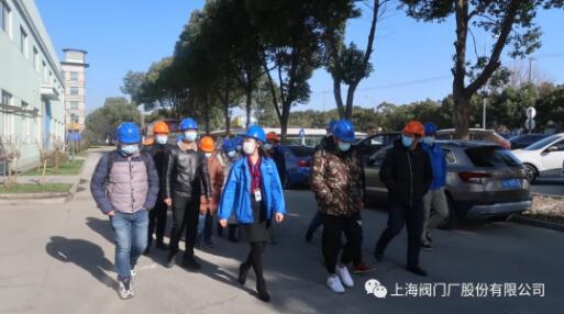 森松(江蘇)重工有限公司考察團蒞臨上海閥門廠技術(shù)交流