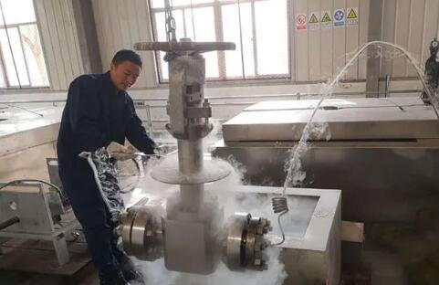 2500Lb,深冷截止閥用于軍工某項目