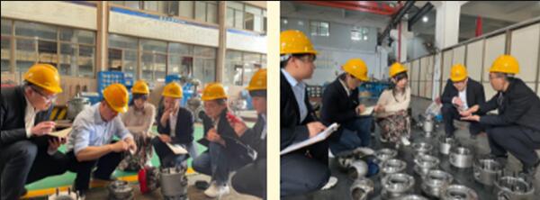 特技閥門銷售精英團(tuán)隊(duì)走進(jìn)車間，零距離感受生產(chǎn)一線！