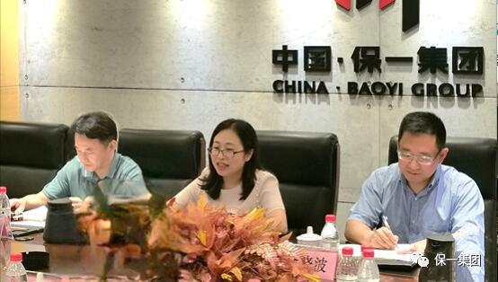 繆聰穎處長(中)、林歐文院長(左)和金曉波局長(右)調(diào)研標技委標準化工作