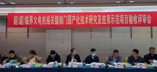 超（超）臨界火電機(jī)組關(guān)鍵閥門國產(chǎn)化技術(shù)研究及應(yīng)用示范項(xiàng)目通過驗(yàn)收