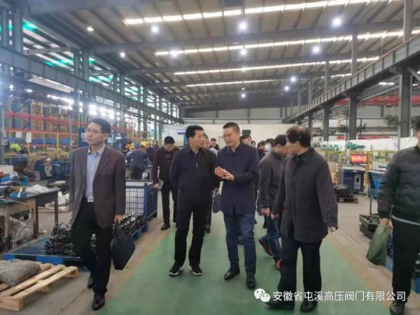 安徽省“四送一服”工作組來屯溪高壓閥門走訪調(diào)研